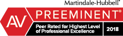 Peer Rated for Highest Level of Professional Excellence